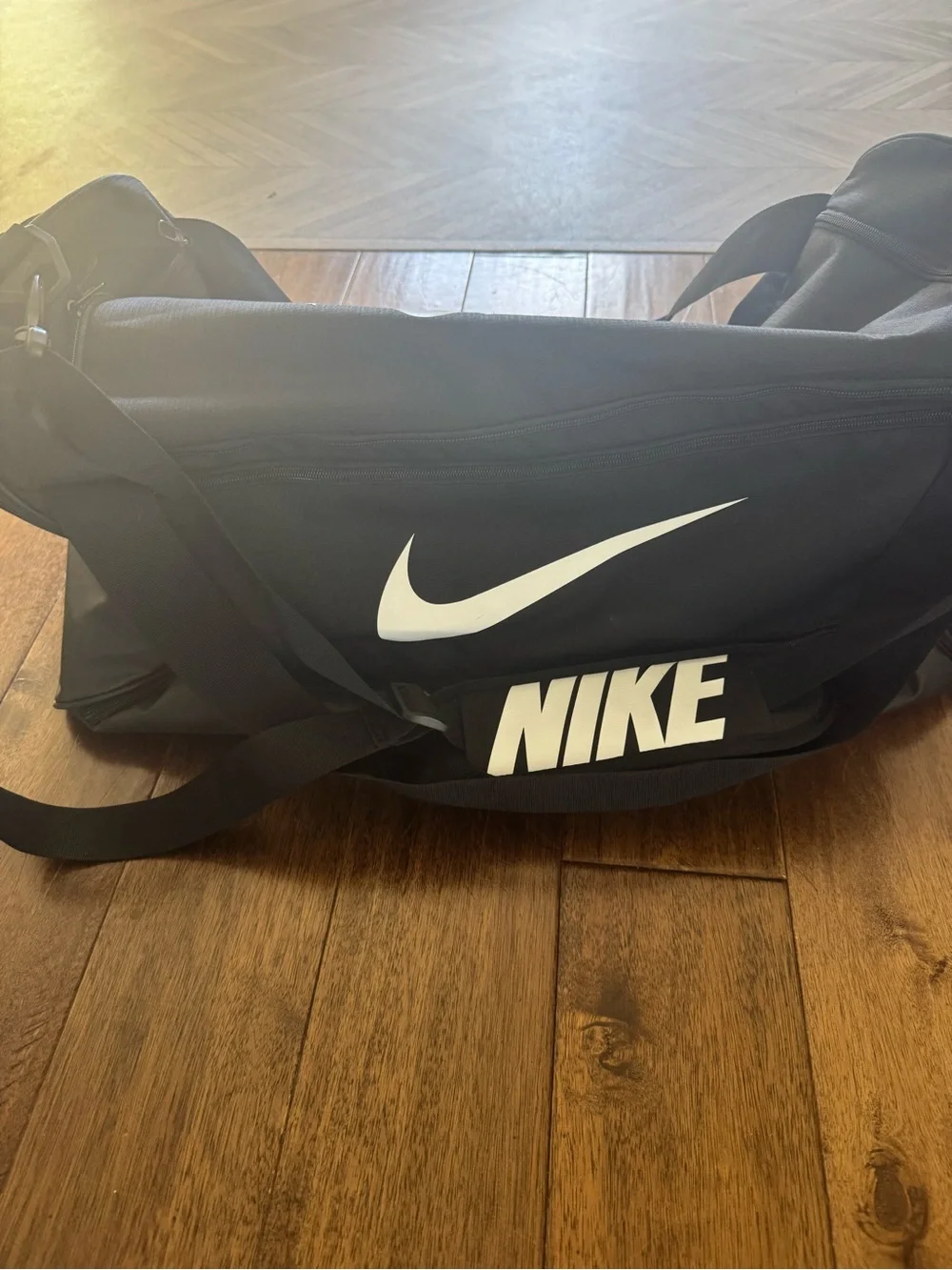 Nike Black Rebels Golf Duffle Bag with White Logos